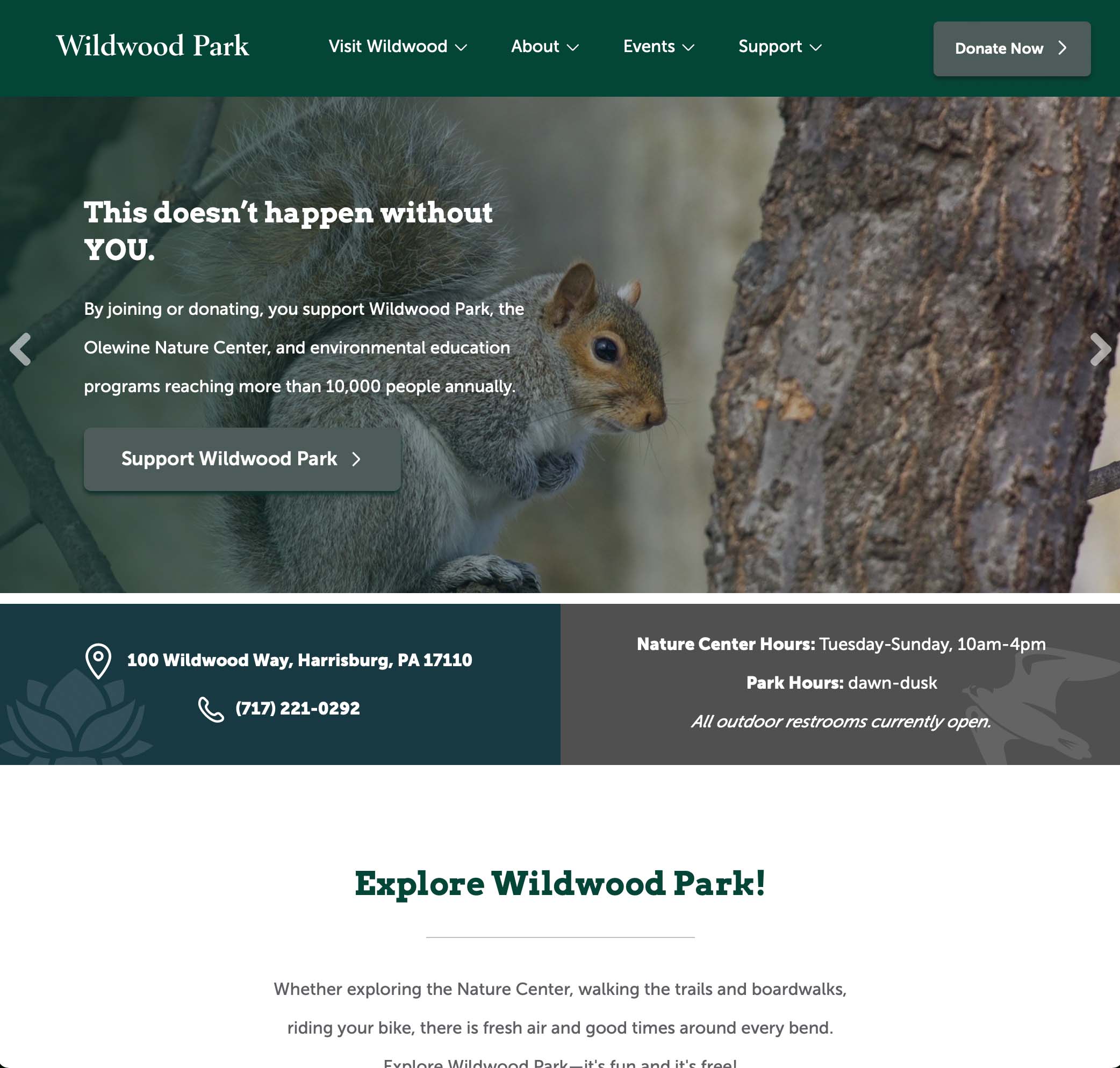 Wildwood Park - Preserving natural beauty in Harrisburg