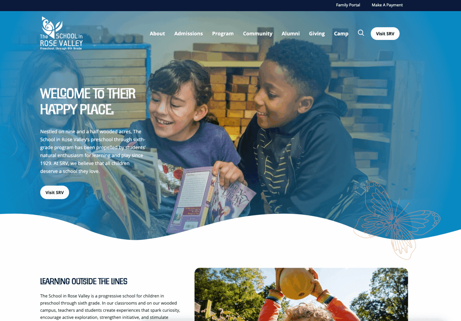 Project Launch: The School in Rose Valley – A Fresh Digital Look for a Progressive Learning Community